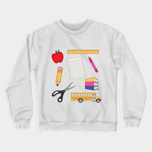 Teacher & School Item Mix Two Crewneck Sweatshirt